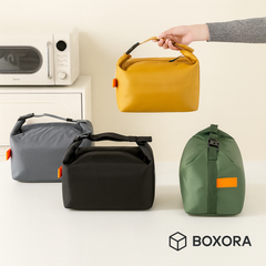 Boxora™ Handheld Insulated Lunch Bag – Stylish Bento Tote for Work, School, and Outdoor Living